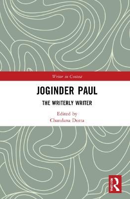 Joginder Paul: The Writerly Writer - cover
