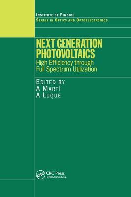 Next Generation Photovoltaics: High Efficiency through Full Spectrum Utilization - cover