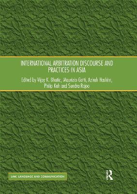 International Arbitration Discourse and Practices in Asia - cover