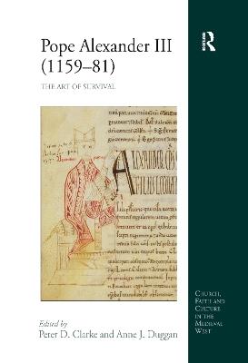 Pope Alexander III (1159–81): The Art of Survival - cover