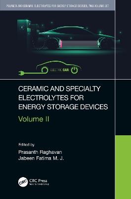 Ceramic and Specialty Electrolytes for Energy Storage Devices - cover