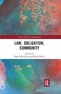 Law, Obligation, Community - cover