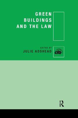 Green Buildings and the Law - cover