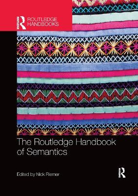 The Routledge Handbook of Semantics - cover