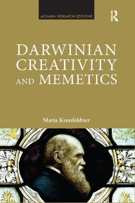 Darwinian Creativity and Memetics - Maria Kronfeldner - cover
