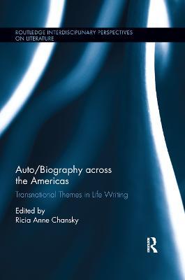 Auto/Biography across the Americas: Transnational Themes in Life Writing - cover