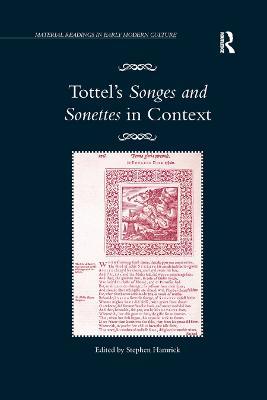 Tottel's Songes and Sonettes in Context - cover