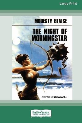 The Night of the Morningstar [Standard Large Print 16 Pt Edition] - Peter O'Donnell - cover