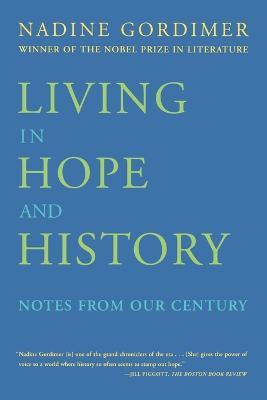 Living in Hope and History - Nadine Gordimer,Gordimer - cover