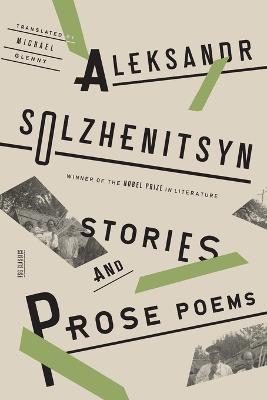 Stories and Prose Poems - Aleksandr Solzhenitsyn - cover