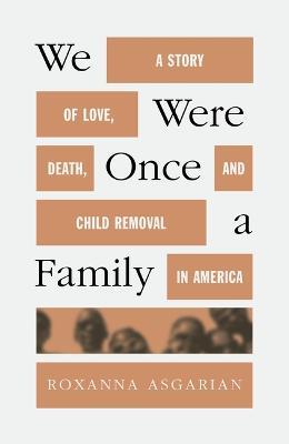 We Were Once a Family: A Story of Love, Death, and Child Removal in America - Roxanna Asgarian - cover