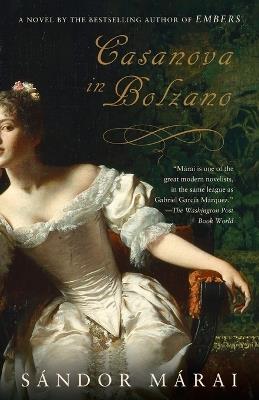 Casanova in Bolzano - Sandor Marai - cover