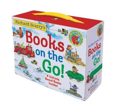Richard Scarry's Books on the Go: 4 Board Books - Richard Scarry - cover