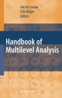 Handbook of  Multilevel Analysis - cover