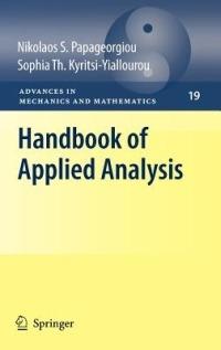 Handbook of Applied Analysis - Nikolaos S. Papageorgiou,Sophia Th. Kyritsi-Yiallourou - cover