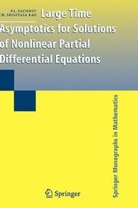 Large Time Asymptotics for Solutions of Nonlinear Partial Differential Equations - P.L. Sachdev,Ch. Srinivasa Rao - cover