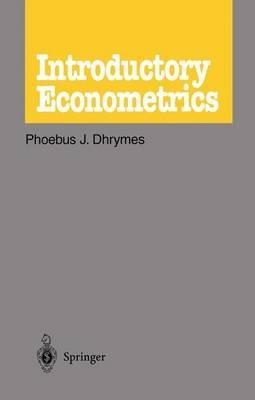 Introductory Econometrics - P. J. Dhrymes - cover