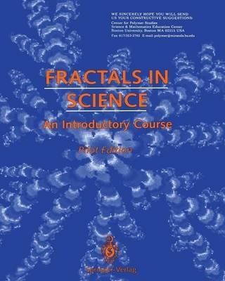 Fractals in Science: An Introductory Course - Eugene Stanley,Edwin Taylor - cover