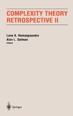 Complexity Theory Retrospective II