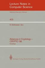 Advances in Cryptology - CRYPTO '88: Proceedings