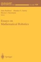 Essays on Mathematical Robotics - cover