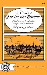 The Prose of Sir Thomas Browne - Thomas Browne - cover