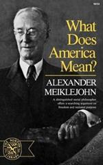 What Does America Mean?