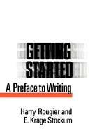 Getting started - Harry Rougier,E. Krage Stockum - cover