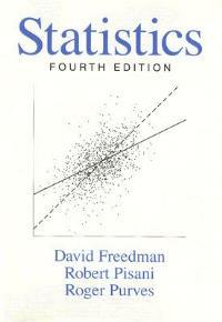 Statistics - David Freedman,Robert Pisani,Roger Purves - cover