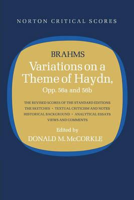 Variations on a Theme of Haydn: Norton Critical Score - Johannes Brahms - cover