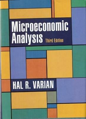 Microeconomic Analysis - Hal R. Varian - cover