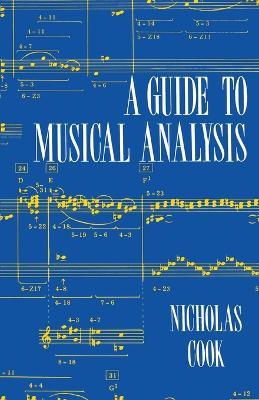 A Guide to Musical Analysis - Nicholas Cook - cover