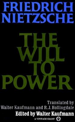 The Will to Power - Friedrich Nietzsche - cover
