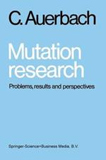 Mutation research: Problems, results and perspectives