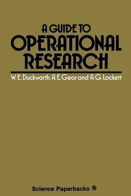 A Guide to Operational Research - Walter E. Duckworth - cover