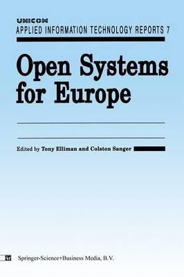 Open Systems For Europe - T. Elliman,C. Sanger - cover