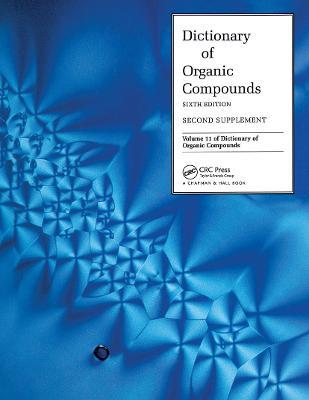 Dictionary Organic Compounds, Sixth Edition, Supplement 2 - cover