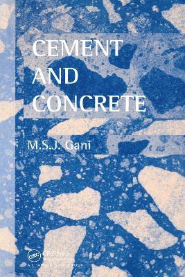 Cement and Concrete - M.S.J Gan - cover
