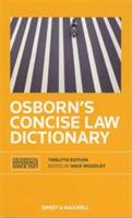 Osborn's Concise Law Dictionary - cover