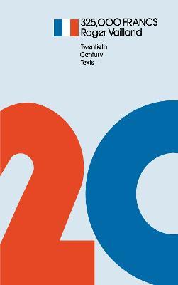 325,000 Francs - Roger Vailland - cover