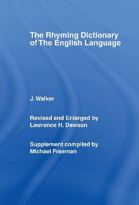 Walker's Rhyming Dictionary of the English Language - J. Walker - cover