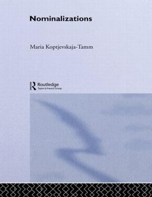 Nominalizations - Maria Koptjevskaja-Tamm - cover