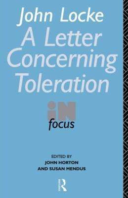 John Locke's Letter on Toleration in Focus - cover