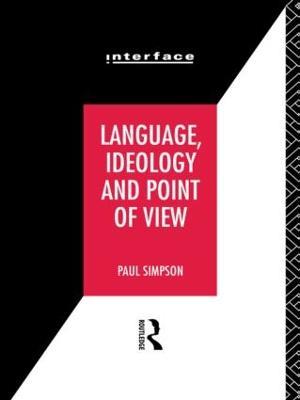 Language, Ideology and Point of View - Paul Simpson - cover