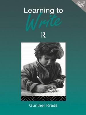 Learning to Write - Gunther Kress - cover