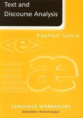 Text and Discourse Analysis - Raphael Salkie - cover