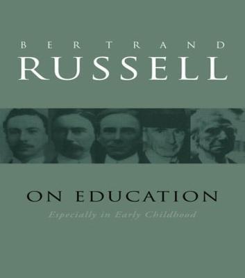On Education - Bertrand Russell - cover