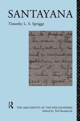Santayana - Timothy L. S. Sprigge - cover