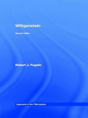 Wittgenstein - Robert J. Fogelin - cover