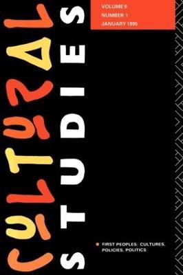 Cultural Studies: Volume 9 Issue 1 - cover